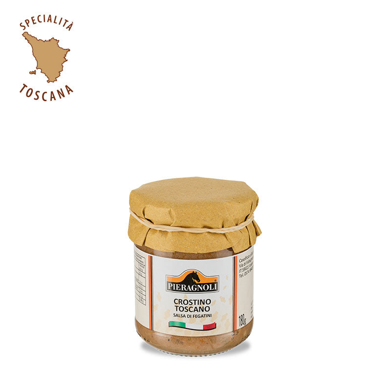 I crostini di fegatini sono un classico antipasto toscano e fanno parte, insieme ai salumi (salame, finocchiona, prosciutto crudo) e al formaggio dell’antipasto toscano classico servito anche nei ristoranti.