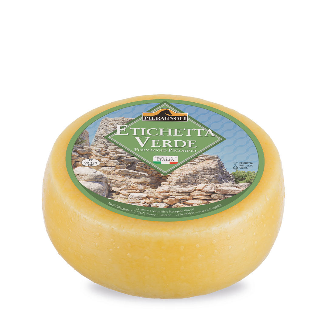Pecorino Etichetta Verde Pieragnoli – 500 g circa