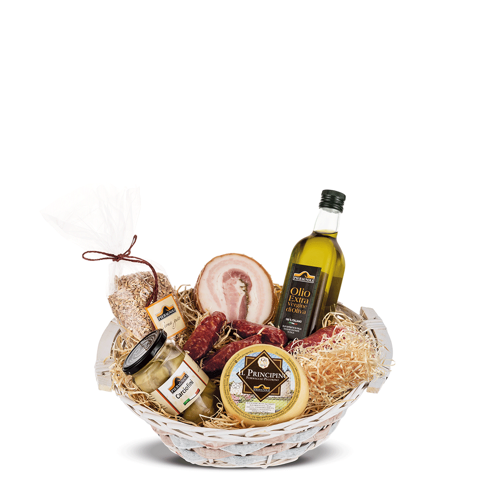 Cesta Malaparte Piccola - regali gastronomici - idee regalo originali