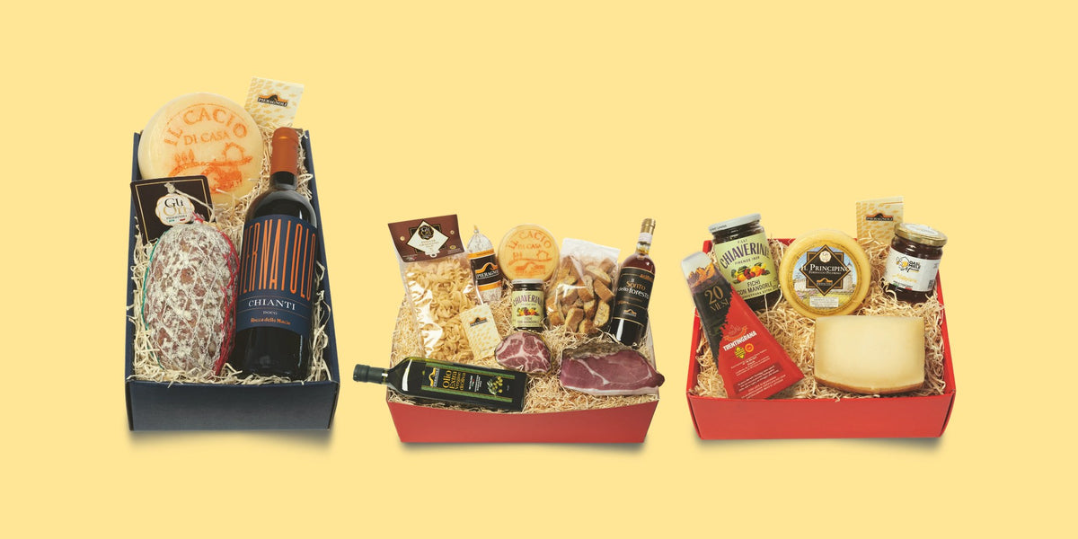 Confezioni regalo Pieragnoli Chiantigiana, Etrusca e Tre Formaggi