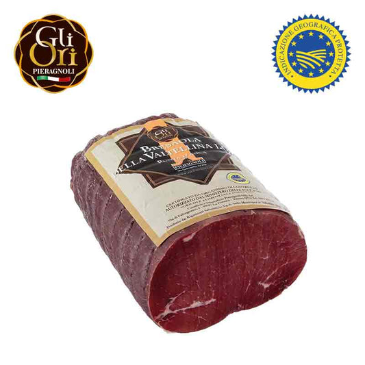 bresaola punda anca pieragnoli Salume stagionato, ricavato da coscia di manzo, in particolare la punta d’anca, caratterizzata da carni magre e saporite, aromatizzate ed essiccate con cura. Consegniamo a Prato, Firenze, Pistoia, Bologna e spediamo in tutta Italia. Carne bovina, sale, destrosio, aromi naturali, conservanti: E250, E252